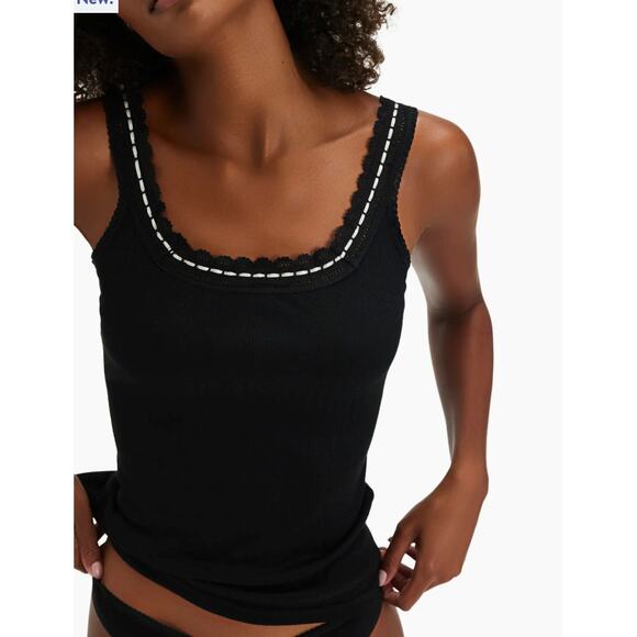 Free People Other - NWT Free People Intimately Only You Tank, Black, Size XS